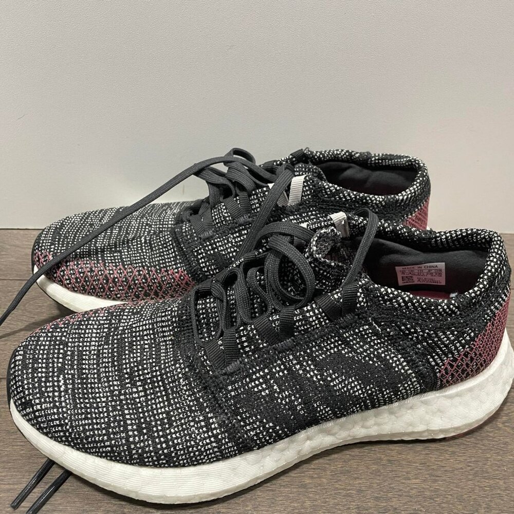 Adidas Women's Pure Boost Go Running Shoes - Carbon Grey (Size 6)